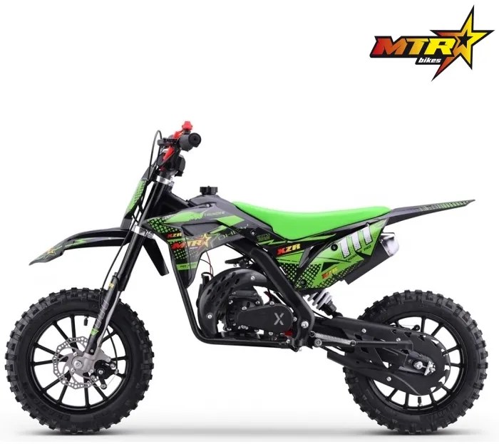 Mini Moto Infantil Gasolina 50 CC MTR Minicross XZR 2025 C/ Limitador Verde
