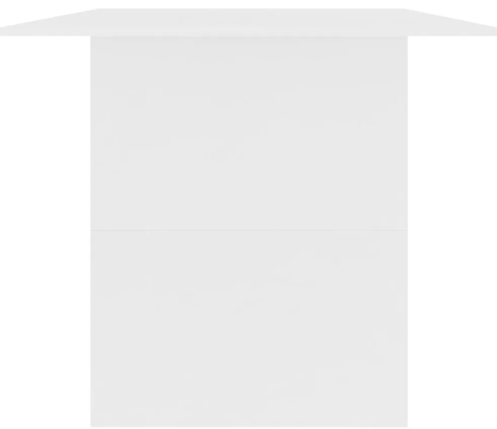 Mesa de jantar 180x90x76 cm derivados de madeira branco