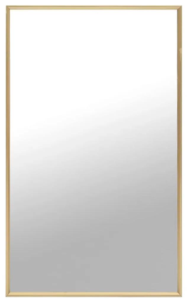 Espelho 100x60 cm dourado