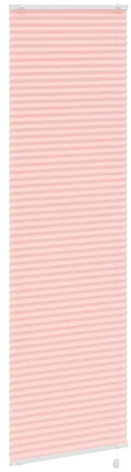 Rosa Plissada Cega 60x200 cm Largura Tecido 59,4 cm Poliéster