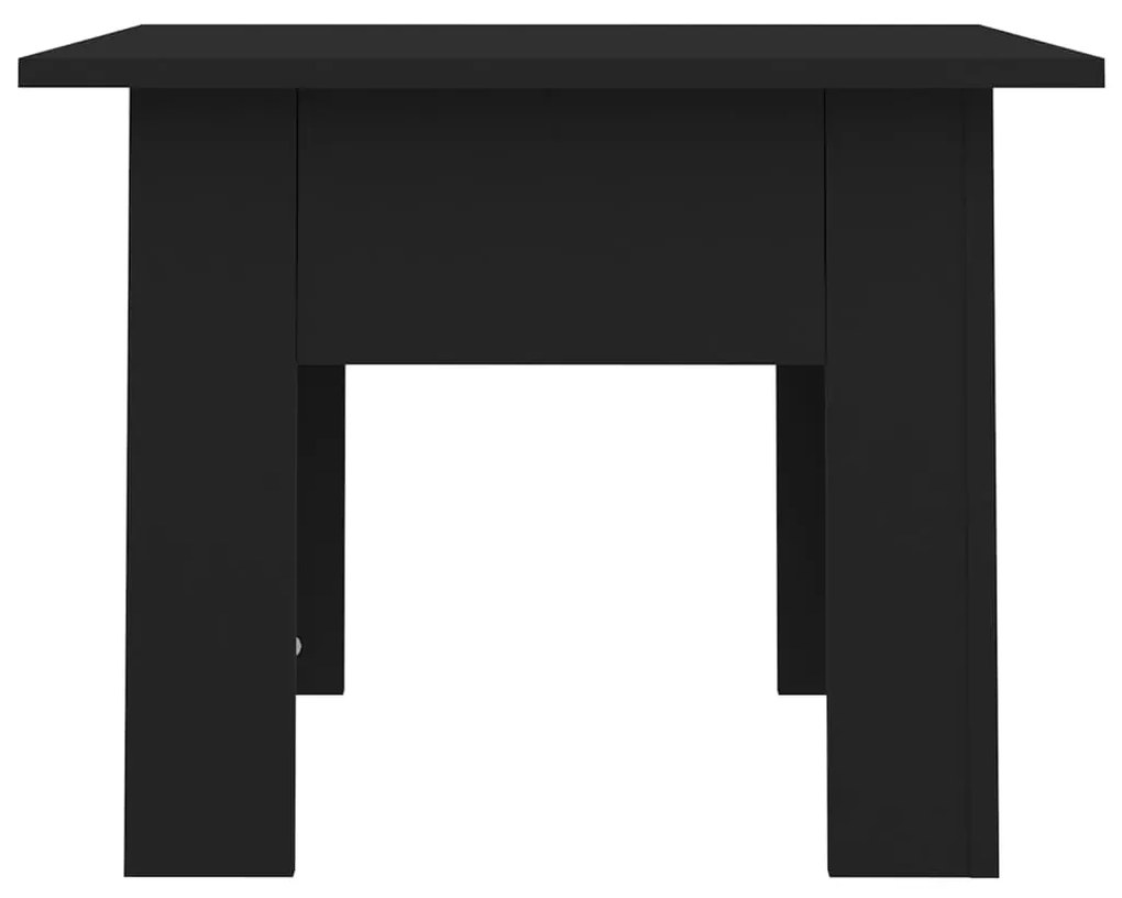 Mesa de centro 55x55x42 cm aglomerado preto