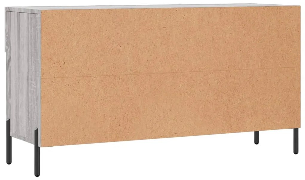 Banco sapateira 102x35x55 cm derivados madeira cinzento sonoma