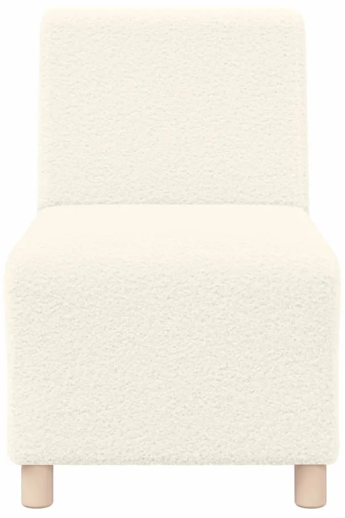 Sofá Chiar 2 pcs Creme 55 x 74 x 82 cm Tecido de veludo côtelé