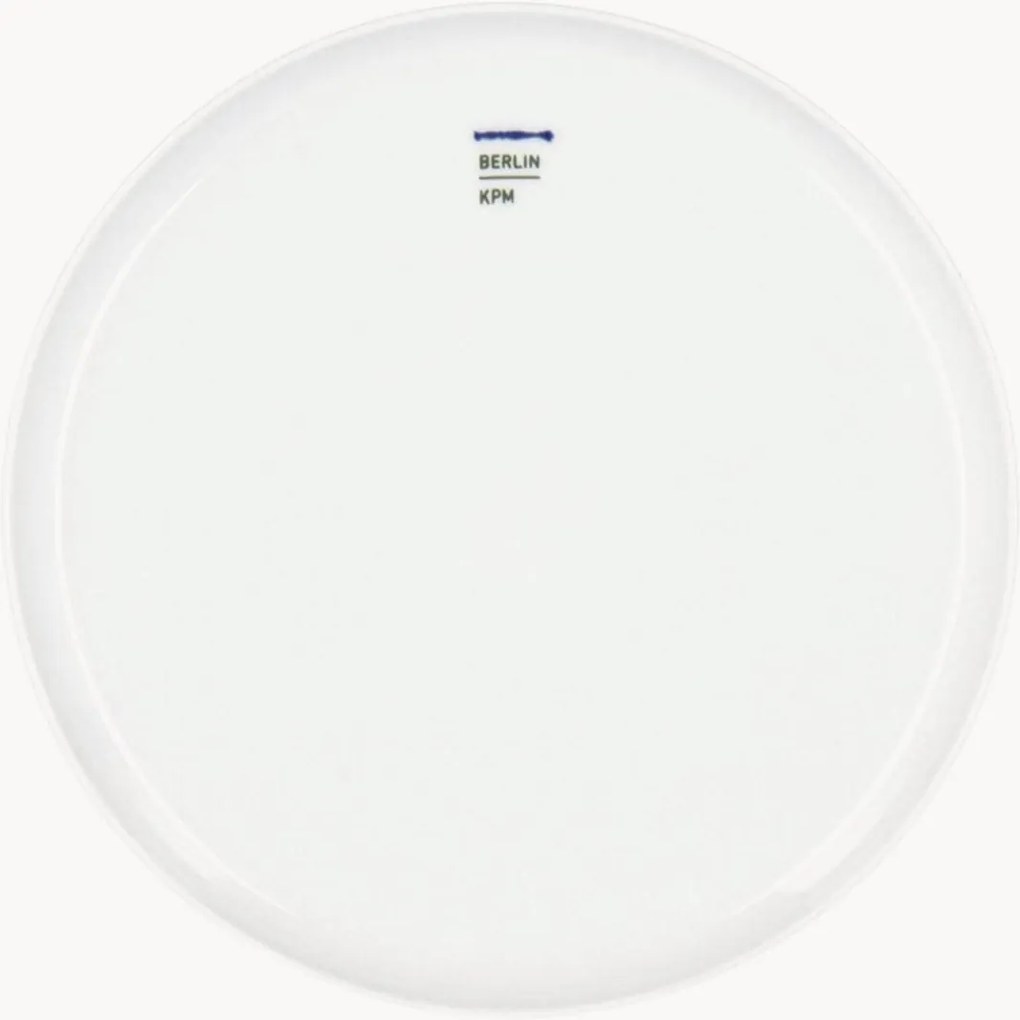 Pratos de pequeno-almoço de porcelana artesanal Lab, conjunto de 2