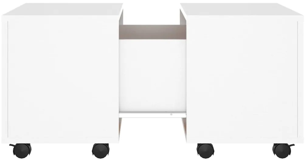 Mesa de centro 60x60x38 cm derivados de madeira branco