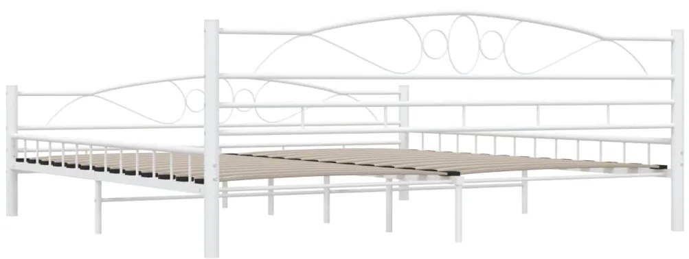 Estrutura de cama 200x200 cm metal branco