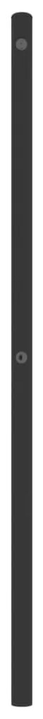 Cabeceira de cama 193 cm metal preto