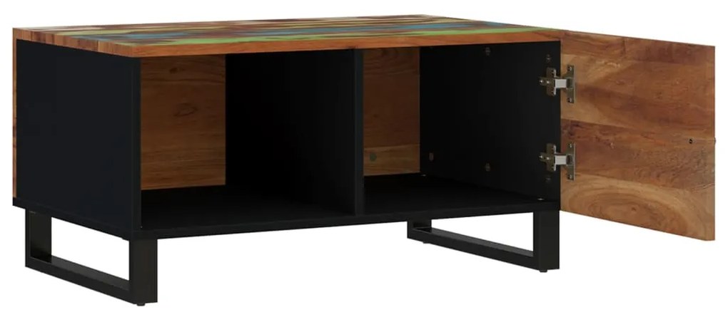 Mesa de centro 80x50x40 cm madeira recuperada/derivados madeira