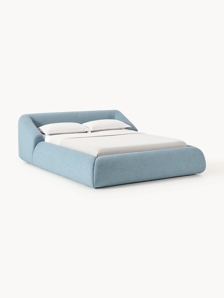 Bouclé Upholstered Bed Sofia