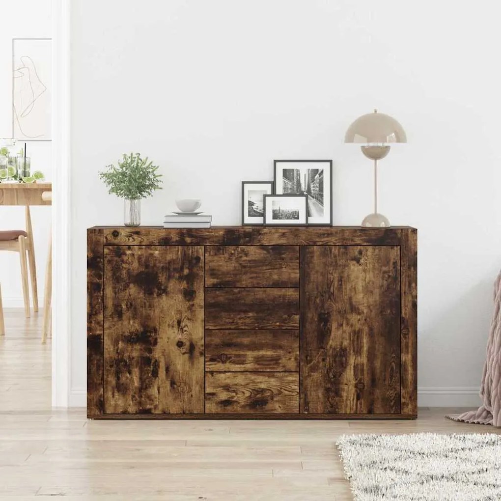 Buffet vidaXL Carvalho fumado Madeira engenheirada 120 x 36 x 69 cm