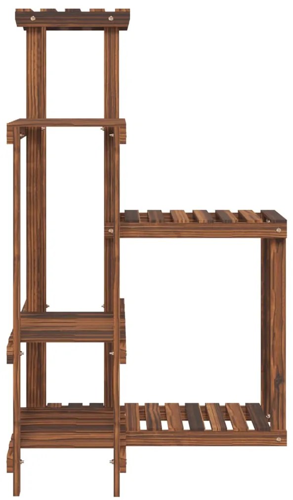 Suporte de plantas 62,5x61,5x101,5 cm madeira de abeto maciça