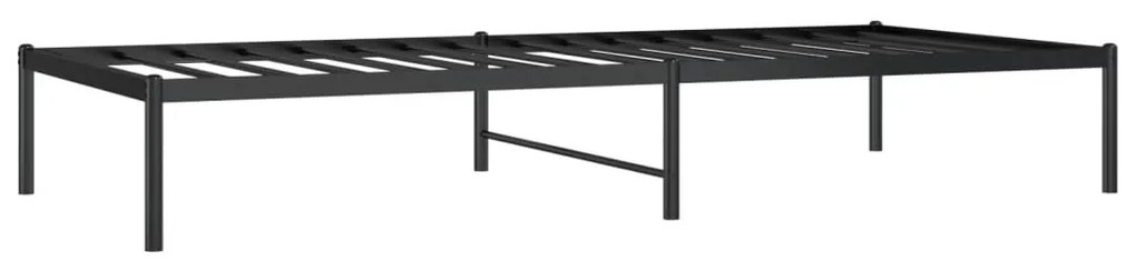 Estrutura de cama 90x200 cm metal preto