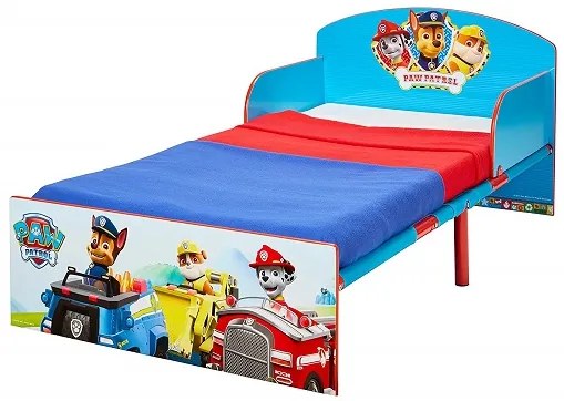 Cama infantil Patrulha Pata para crianças. Com colchão e almofada 140 x 70 cm