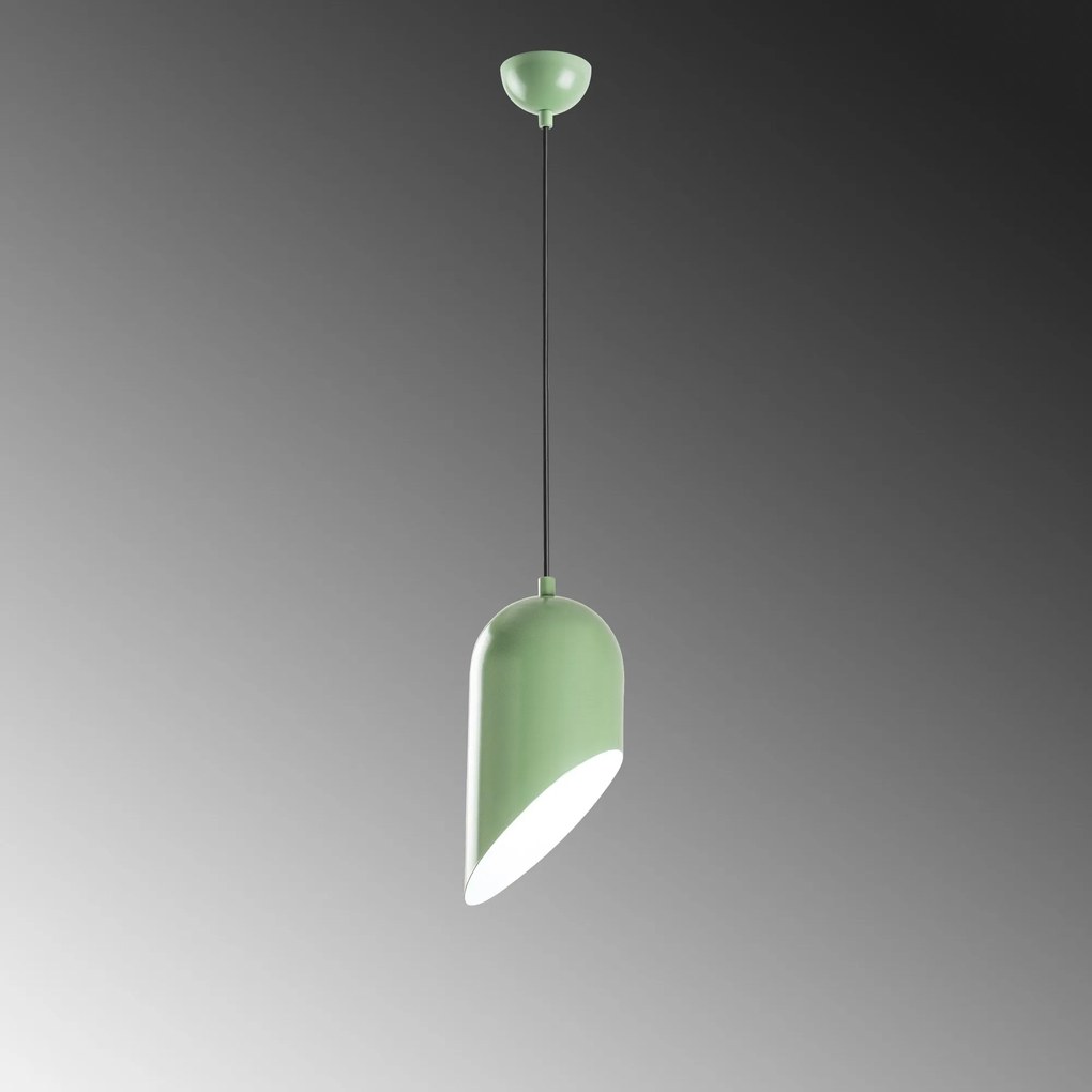 Candeeiro de Teto Kesık – Mint – Ø14 h:25 cm