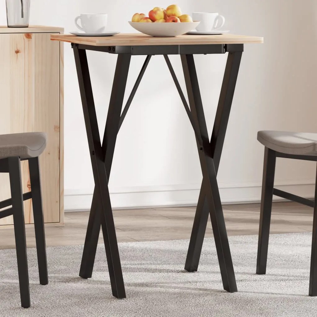 Pernas para mesa de jantar estrutura em X aço