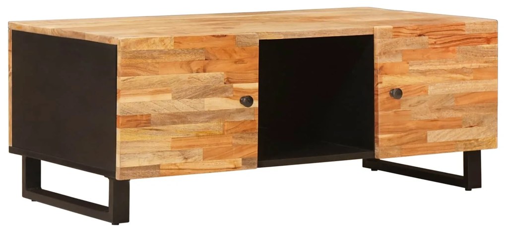vidaXL Mesa de centro Castanho 108 x 58 x 14 cm