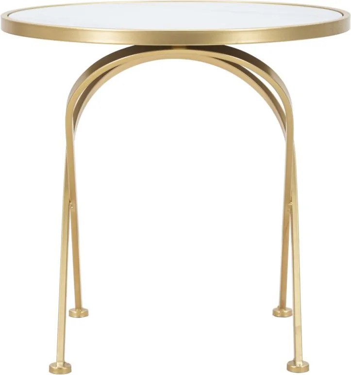MESA GLAM Ø 50,5X50 CM DOURADO