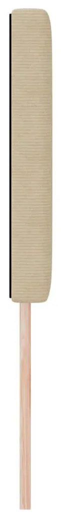 Cabeceira LED vidaXL Design Simples Verde Claro Cinza 72 cm Tecido de