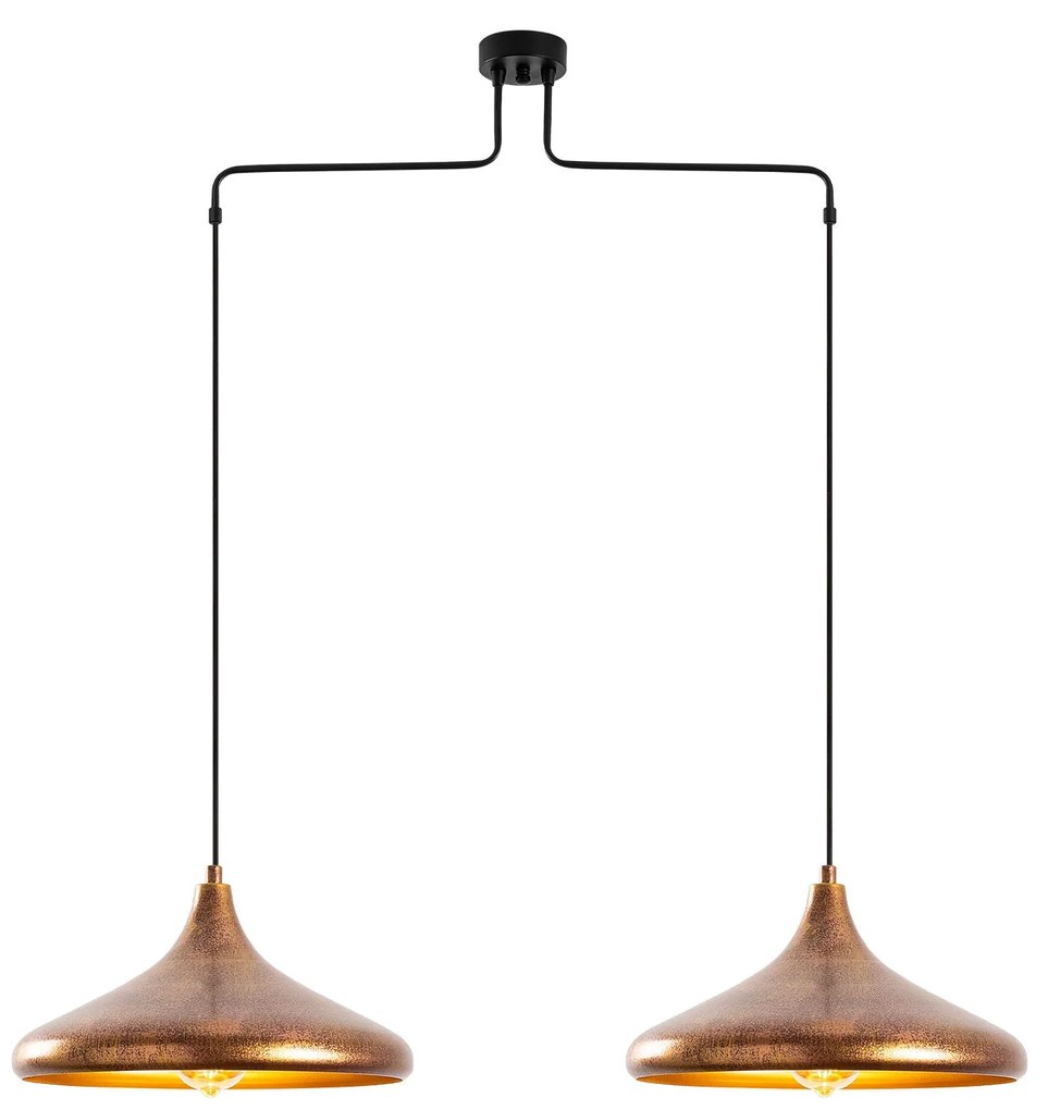 Chandelier Barek – Patina – 100 x 35 x 132 cm