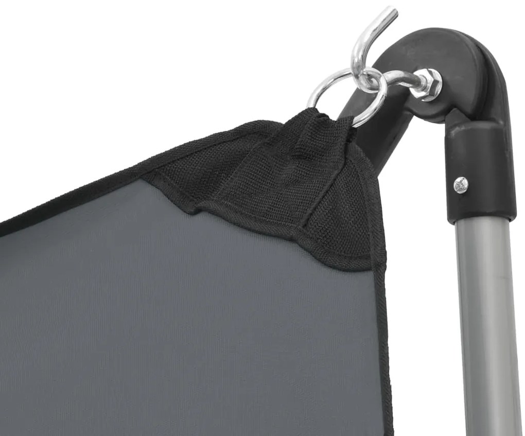 Rede com suporte dobrável cinzento