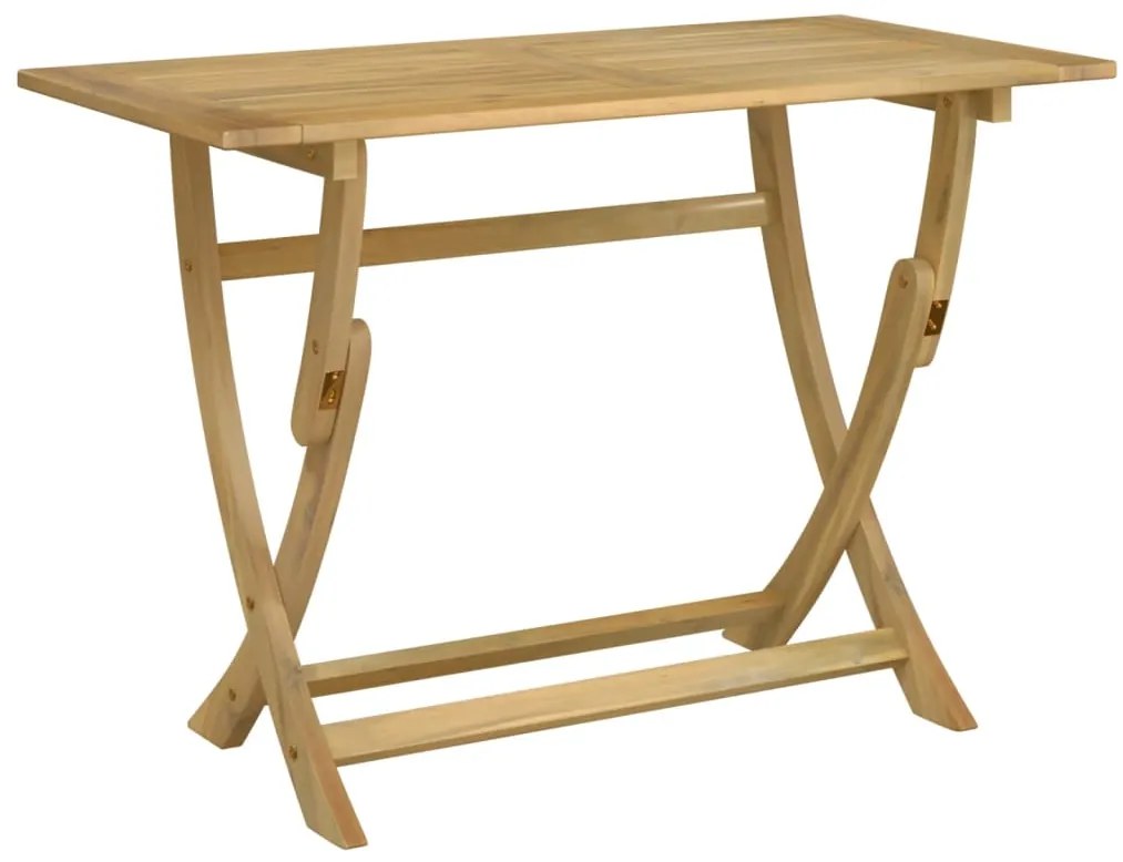 Conjunto de jantar p/ jardim 5 pcs madeira de acácia maciça