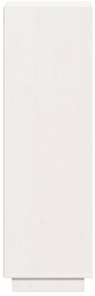 Aparador alto 37x34x110 cm pinho maciço branco