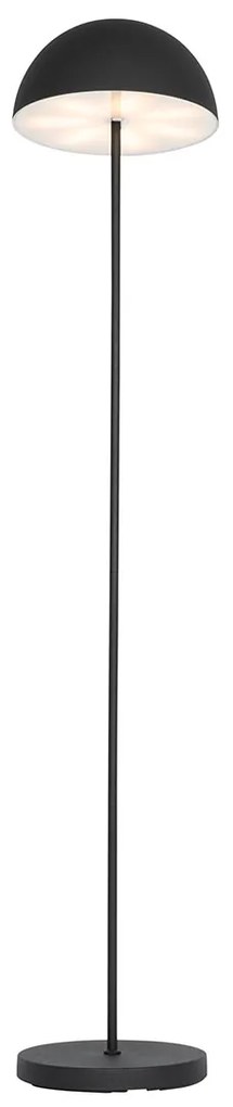 LED Candeeiro de pé para exterior preto recarregável 3 níveis de dimmer - Keira Moderno
