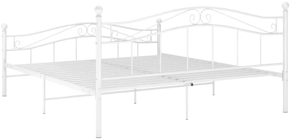 Estrutura de cama 140x200 cm metal branco