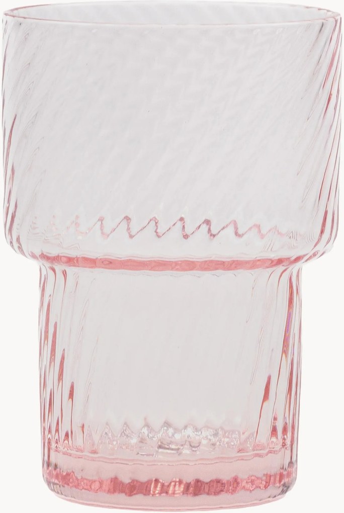 Copos artesanais Luna Spiral, conjunto de 6