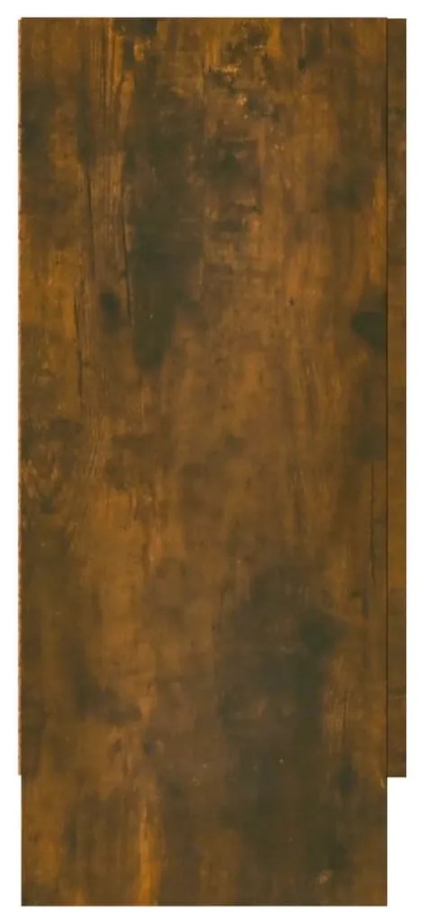 Aparador 120x30,5x70cm derivados de madeira cor carvalho fumado