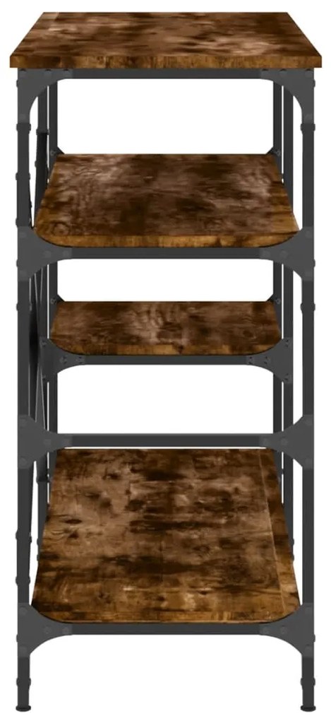 Estante 90x40x84 cm derivados de madeira/metal carvalho fumado