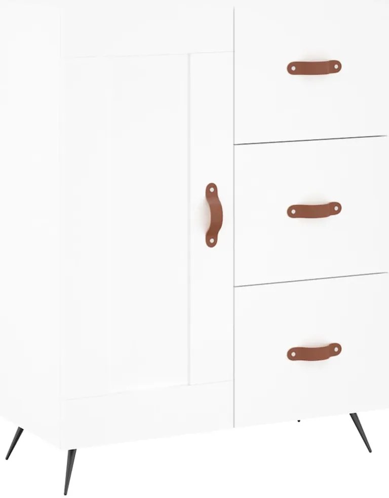 Armário alto 69,5x34x180 cm derivados de madeira branco