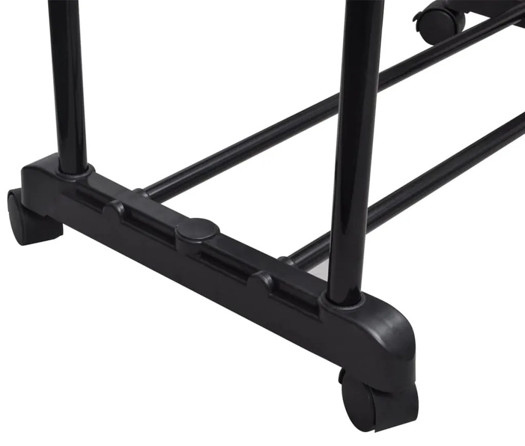 Cabides para roupas ajustáveis com 2 varões 2 pcs