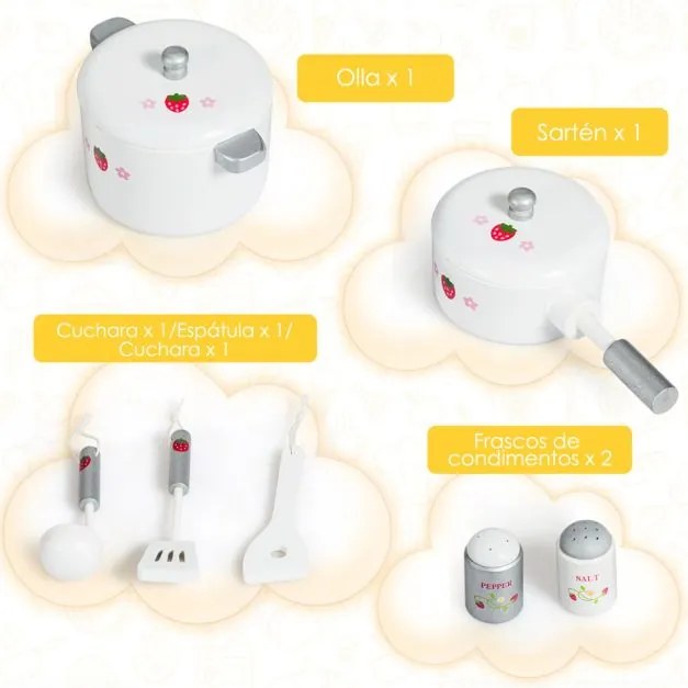 Cozinha de brincar com som Simulação de lava-loiça de ardósia Lava-loiça amovível Diversão educativa para crianças 83 x 32 x 80 cm Branco