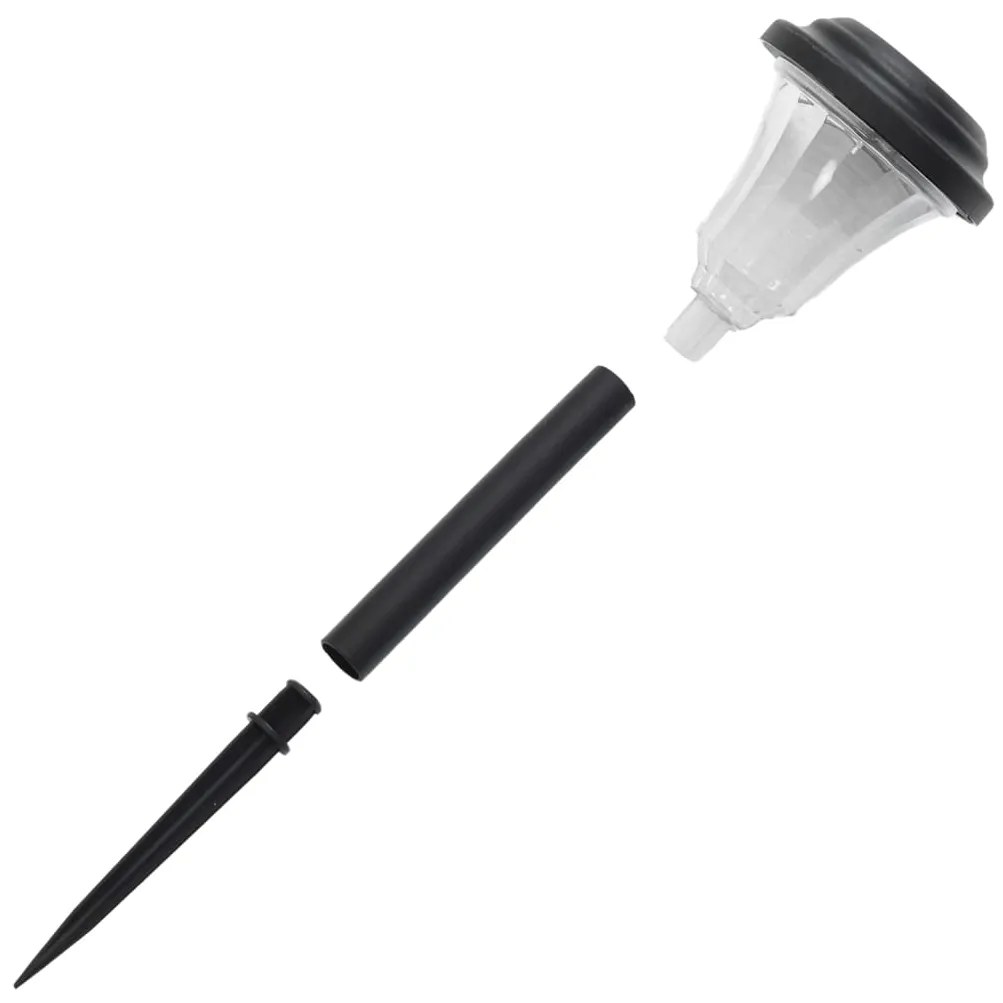 Luzes solares para caminhos com espigões 12 pcs branco