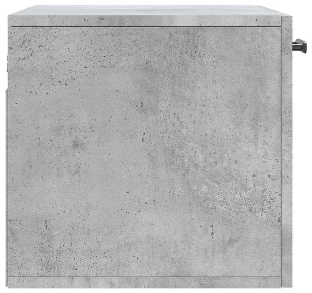 Armário parede 60x36,5x35 cm derivados madeira cinzento cimento