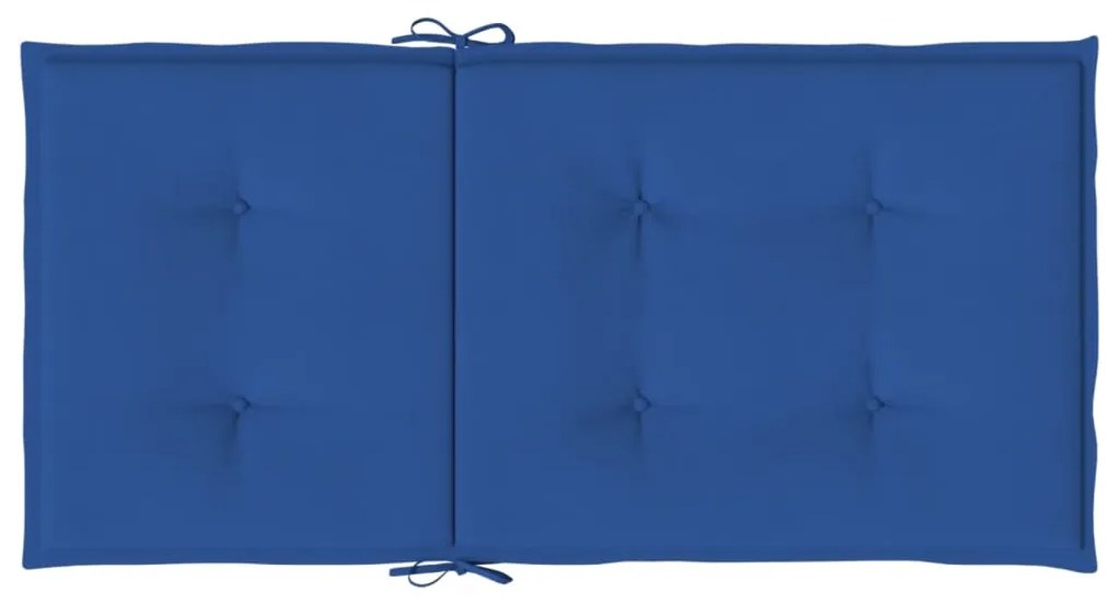 Almofadões lombares p/ cadeiras de jardim 6pcs oxford azul real