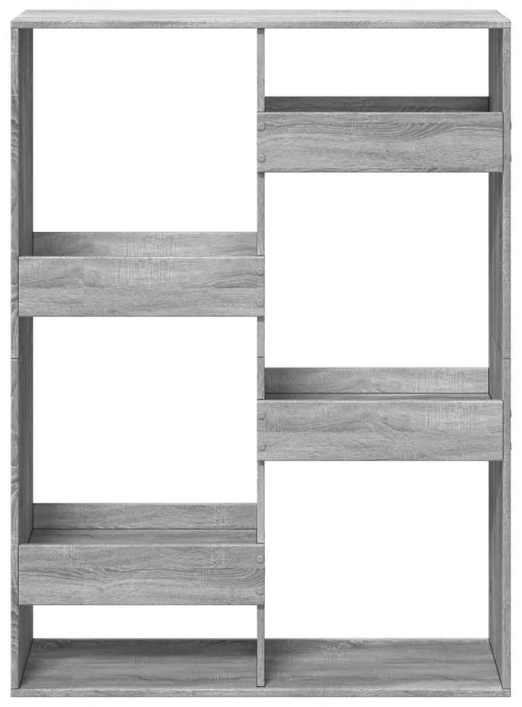 Divisória 100x33x135 cm derivados de madeira cinzento sonoma