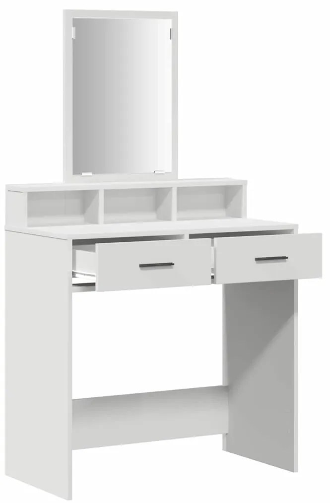 Touceador vidaXL com Gavetas Branco 79x41x140 cm