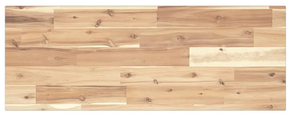 Prateleira flutuante 3pcs 100x30x2cm acácia maciça não tratada