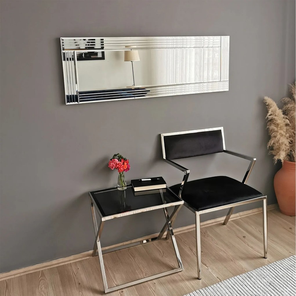 Espelho A303D – Prateado – 120 cm x 40 cm