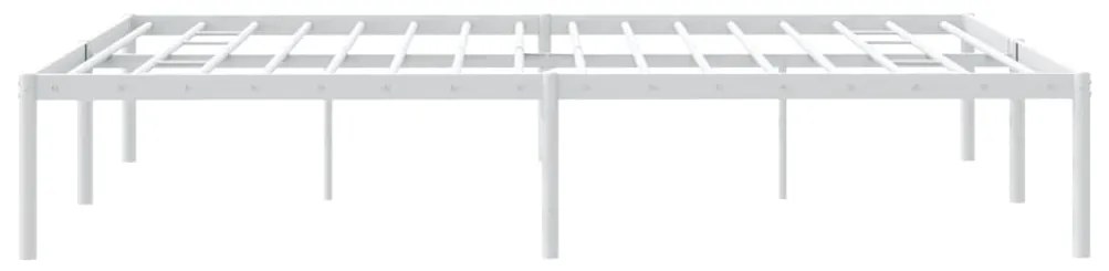 Estrutura de cama 160x200 cm metal branco