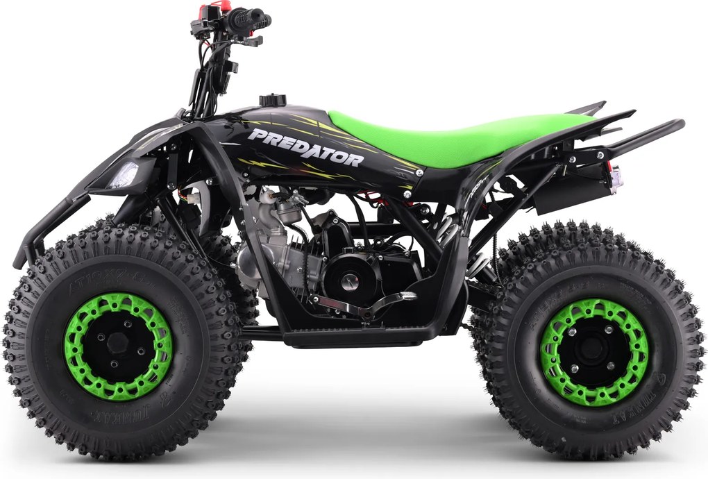 Moto 4 Crianças + 8 anos 125cc - Beneo Predator Até 55 Km/h com limitador Verde