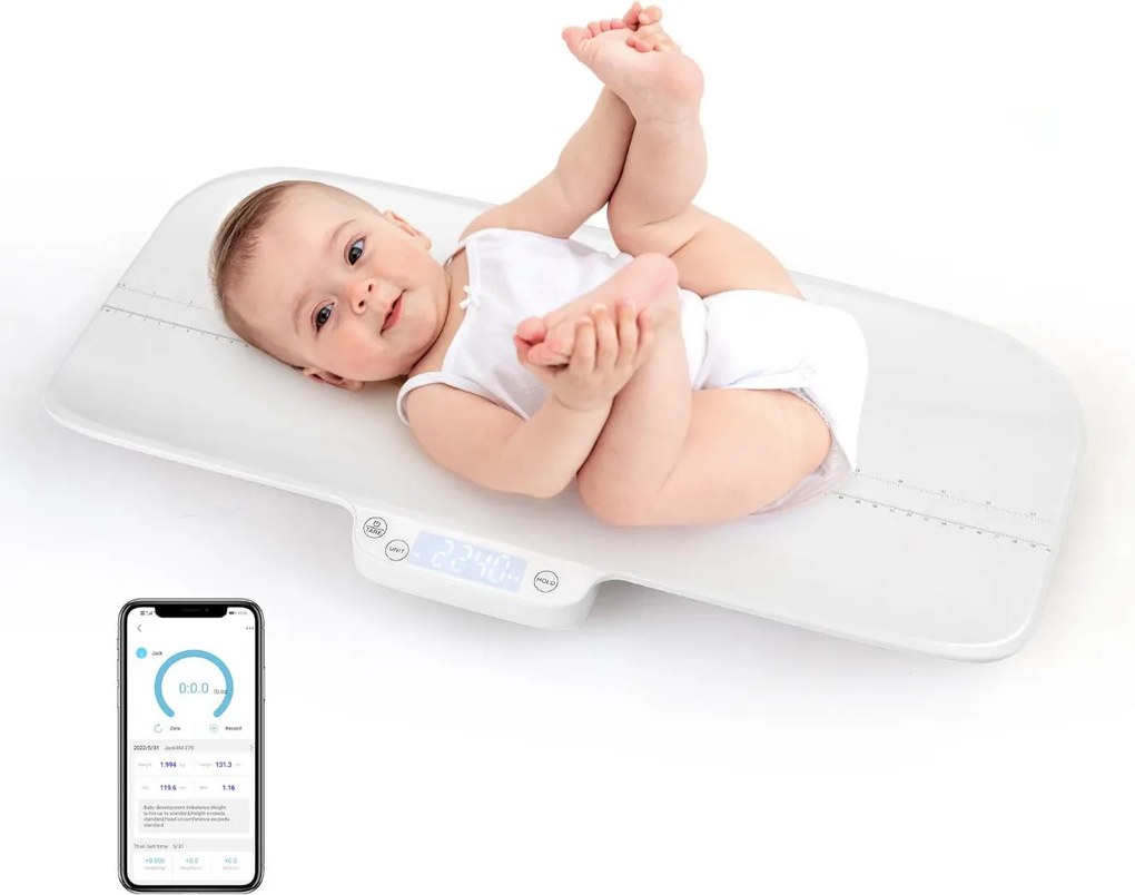 Balança Digital "Neonata" para Bebés e Animais - Medição Precisa com E