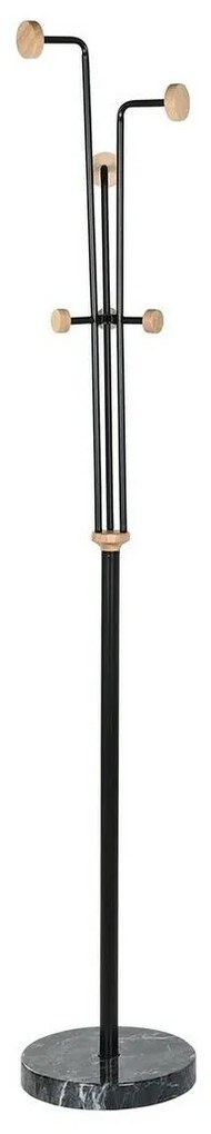 Staande Kapstok Dkd Home Decor Preto Metal Madeira (30 X 30 X 177 cm)
