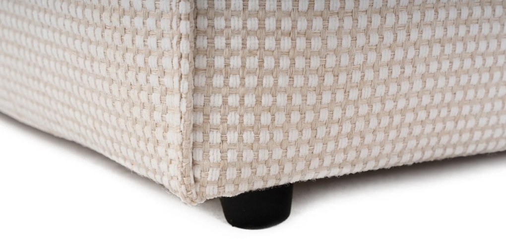 Pouffe Lora – Branco – 85x85x40 cm