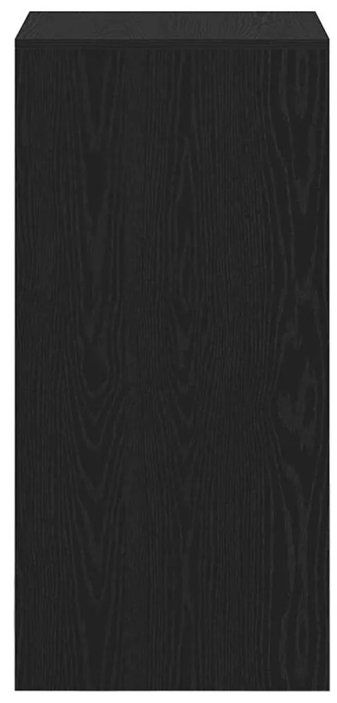 Mesa de Bar vidaXL Preto Carvalho 51x50x103,5 cm Madeira Engenharia