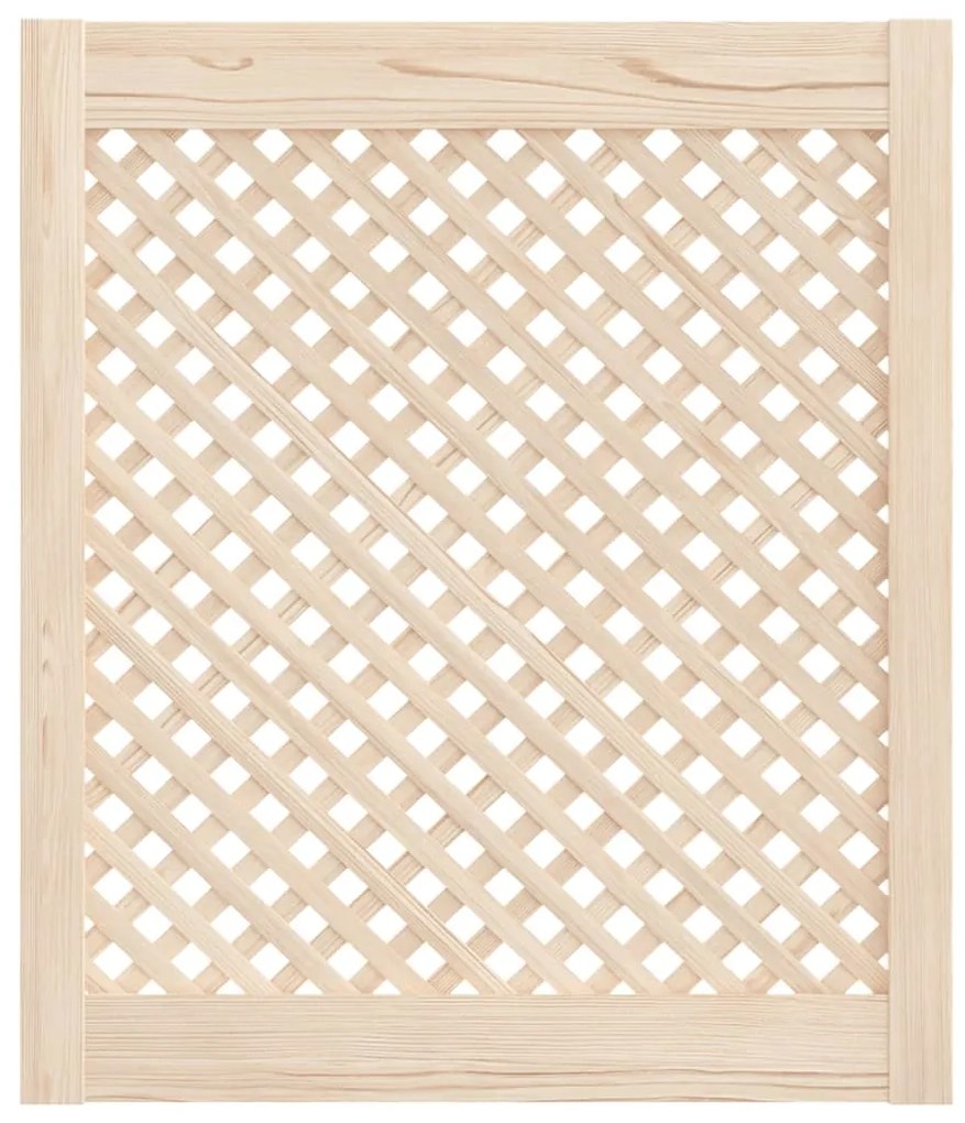 Portas de armário design treliça 2 pcs 59,5x69 cm pinho maciço