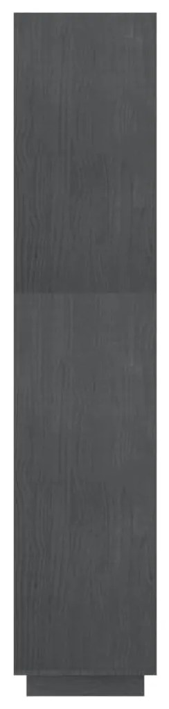 Estante/divisória 60x35x167 cm pinho maciço cinzento