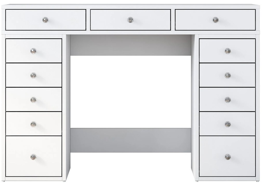 Toucador "Belissimo" - 120 x 81,6 x 44,5 cm - Branco - Design Moderno